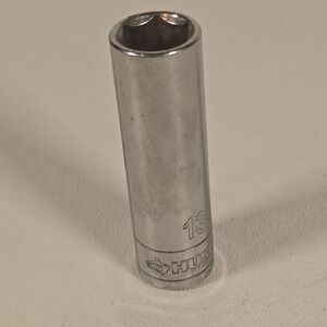 Husky Tools USA 20613‎ 3/8" Drive Metric 13mm Deep Chrome Socket - 6 Point